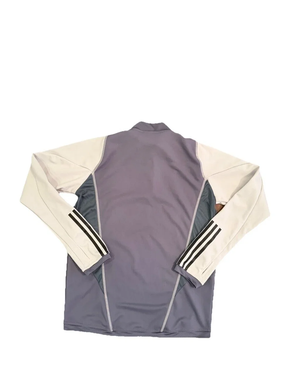 adidas AEROREADY Slim Fit 1/4 Zip Training Top - Grey/White - Men's Medium